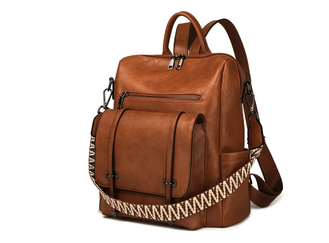 Mochilas Xtellar De Cuero Para Mujer Pu Cuero Antirrobo Impermeable