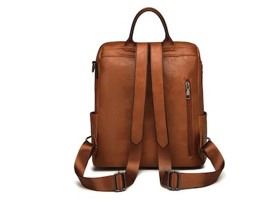 Foto 2 | Mochilas Xtellar De Cuero Para Mujer Pu Cuero Antirrobo Impermeable