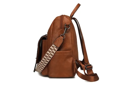 Foto 3 | Mochilas Xtellar De Cuero Para Mujer Pu Cuero Antirrobo Impermeable