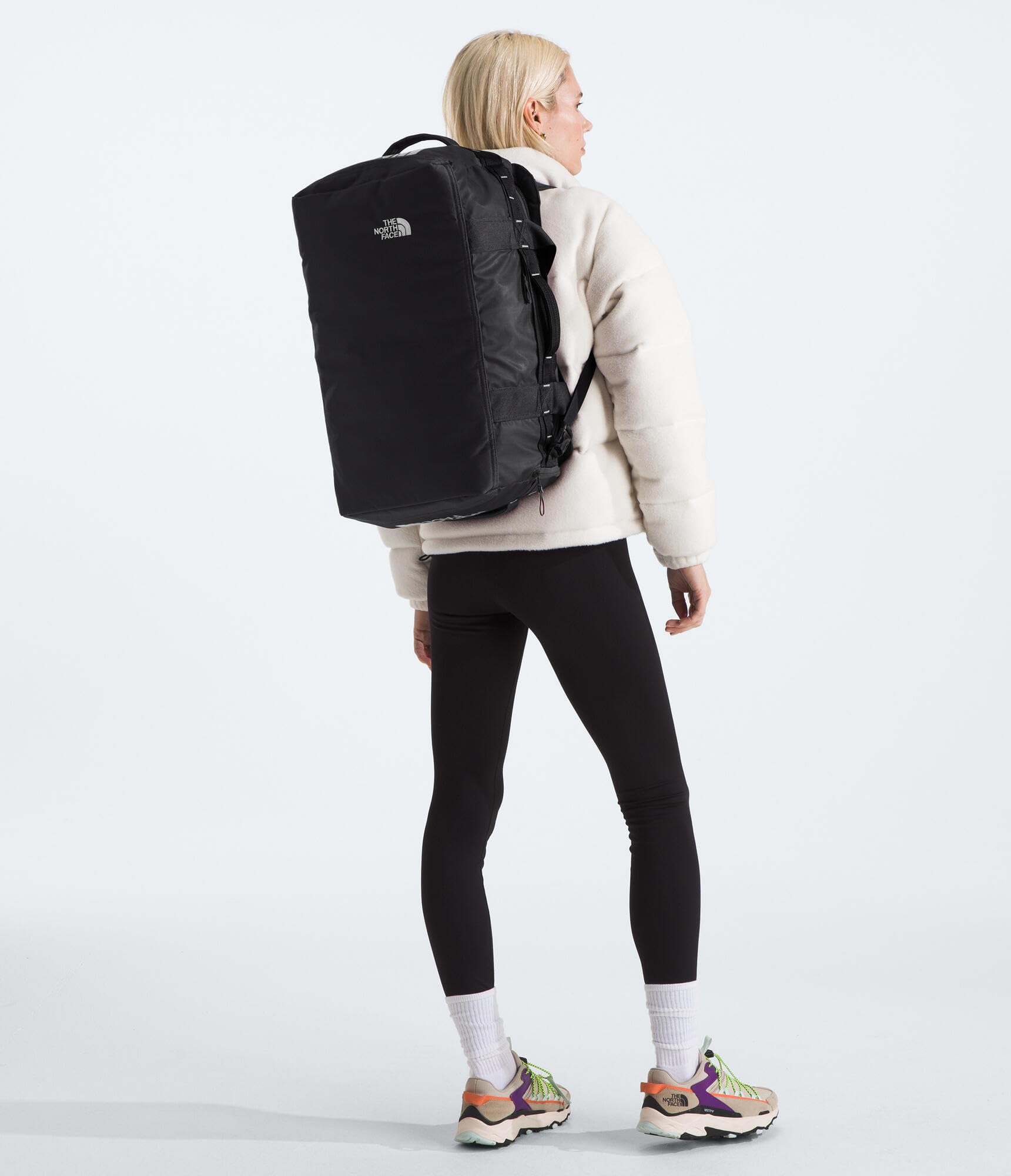 Foto 8 pulgar | Bolsa De Viaje The North Face Base Camp Voyager 42l Tnf Negro/blanco - Venta Internacional.