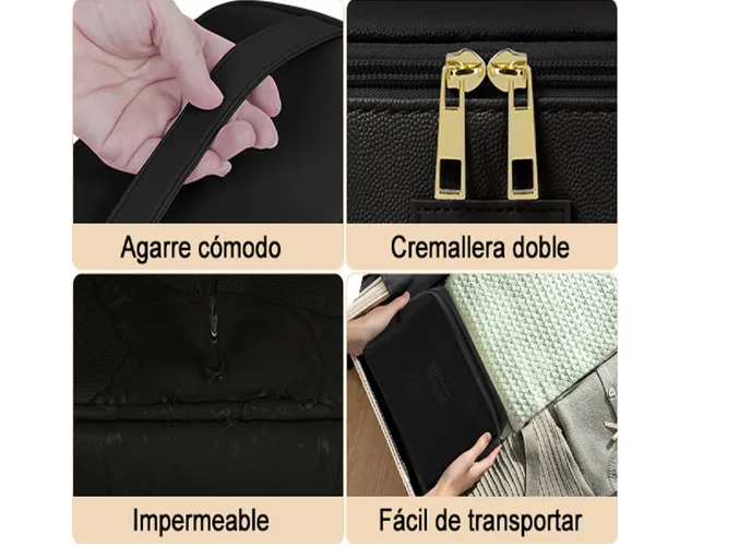 Foto 3 pulgar | Neceser Xtellar Negro 3 Piezas