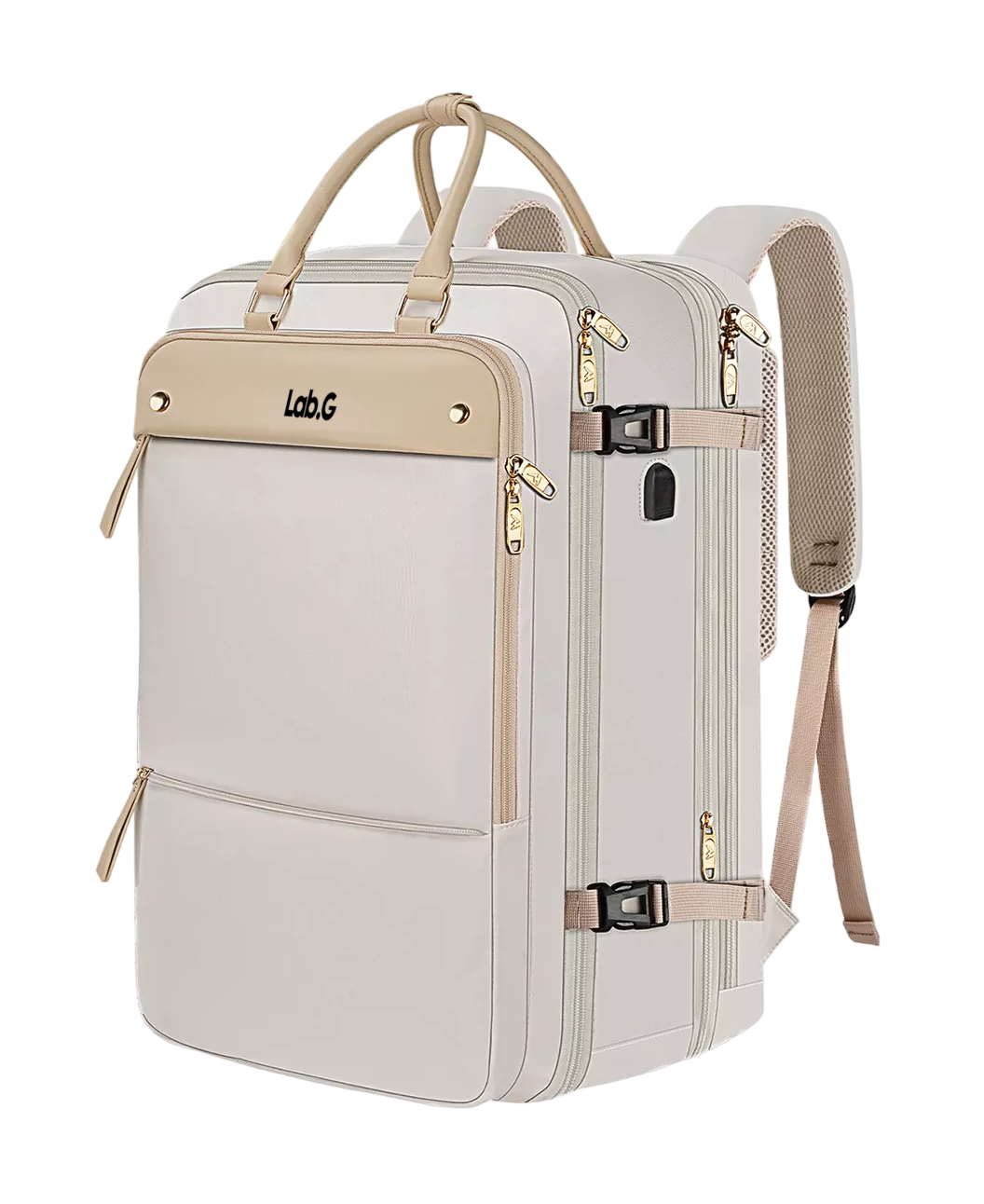 Foto 2 pulgar | Mochila De Viaje Para Mujer, 52l Beige