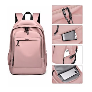 Foto 2 | Mochila Escolar Diseño Lisa 32l Belug, Color Rosa