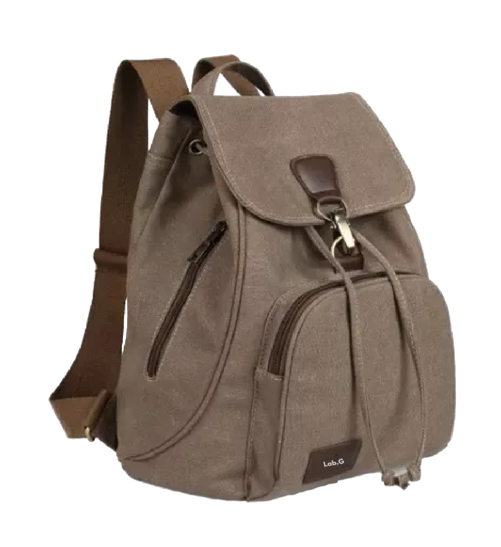 Foto 4 pulgar | Mochila Escolar Antirrobo Para Mujer Mochila De Lona Se Adapta Una Laptop De 13 Pulgadas Marrón