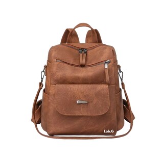 Foto 1 | Mochila Antirrobo De Mujer Moda Tendencia Hombro Casual Marrón