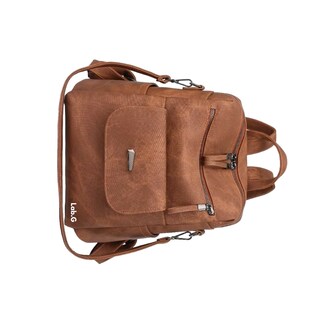Foto 3 | Mochila Antirrobo De Mujer Moda Tendencia Hombro Casual Marrón