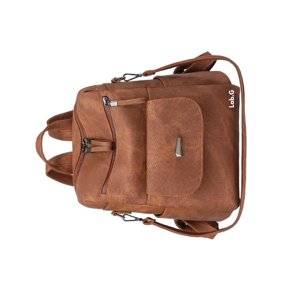 Foto 4 | Mochila Antirrobo De Mujer Moda Tendencia Hombro Casual Marrón