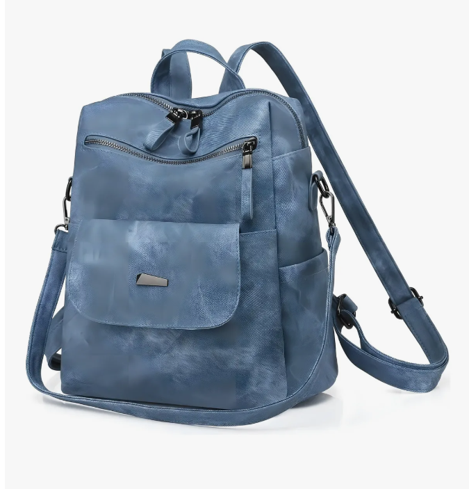 Foto 3 pulgar | Mochila Urbana Antirrobo Para Mujer Con Diseño Lisa Capacidad 11l