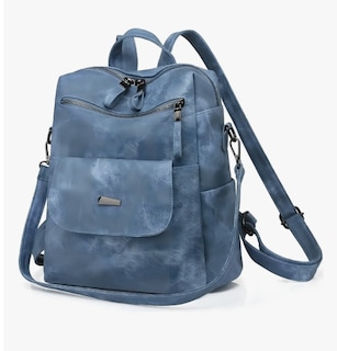 Foto 2 | Mochila Urbana Antirrobo Para Mujer Con Diseño Lisa Capacidad 11l