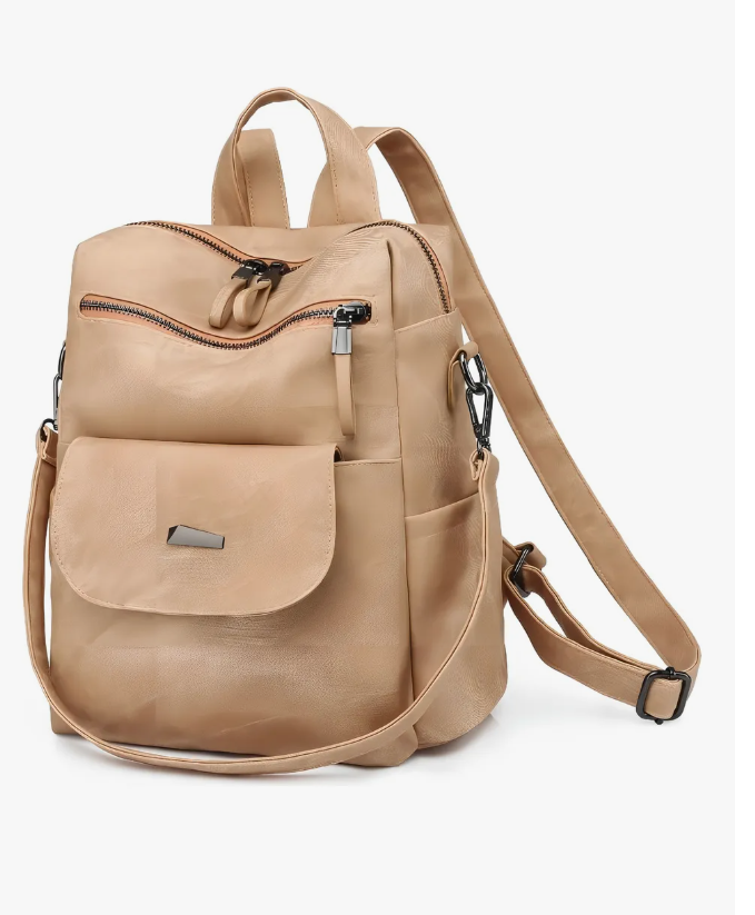 Foto 3 pulgar | Mochila Urbana Antirrobo Para Mujer Con Diseño Lisa Capacidad 11l