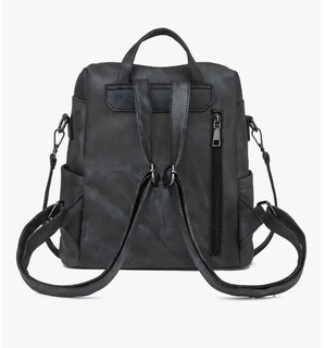 Foto 3 | Mochila Urbana Antirrobo Para Mujer Con Diseño Lisa Capacidad 11l