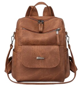 Foto 1 | Mochila Urbana Antirrobo Para Mujer Con Diseño Lisa Capacidad 11l