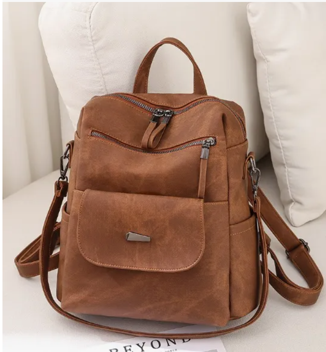 Foto 4 pulgar | Mochila Urbana Antirrobo Para Mujer Con Diseño Lisa Capacidad 11l