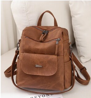 Foto 3 | Mochila Urbana Antirrobo Para Mujer Con Diseño Lisa Capacidad 11l