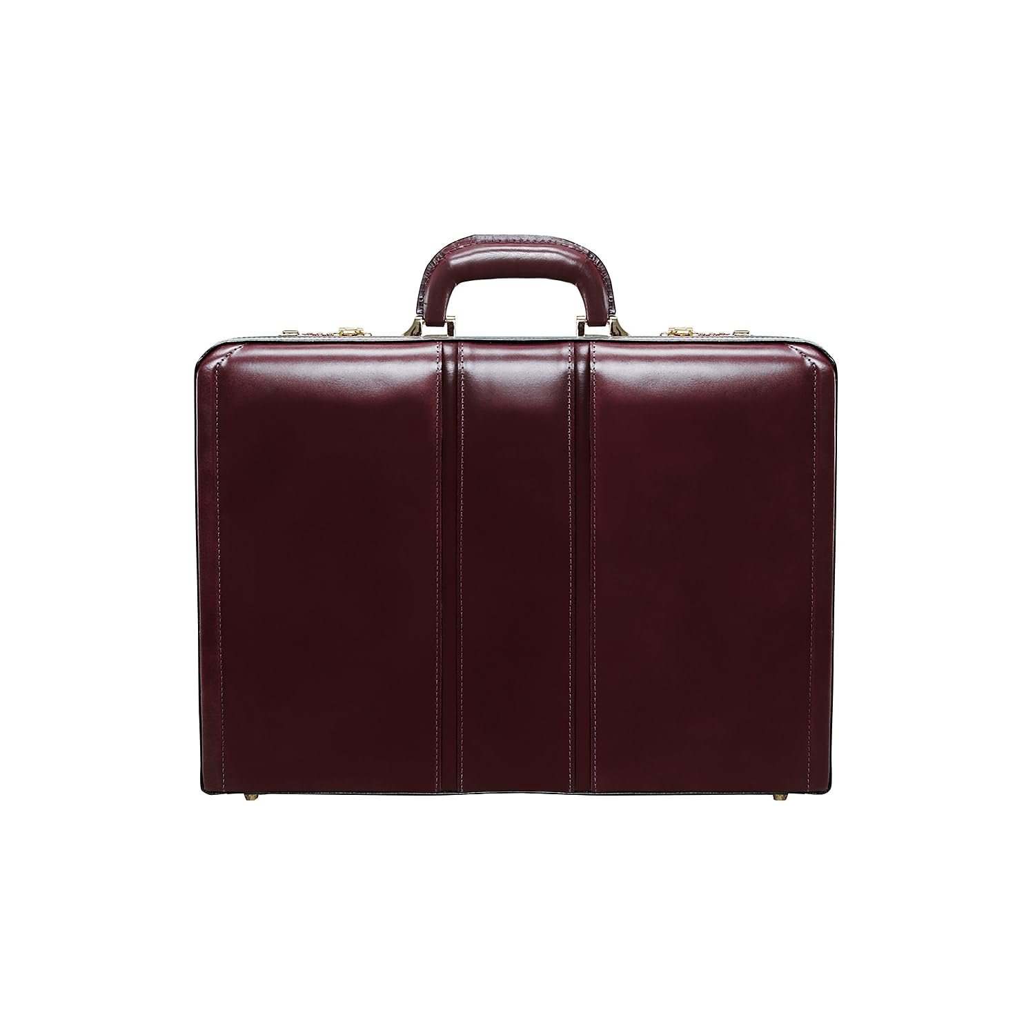 Maletín Attaché Mcklein Daley Leather 3.5 Borgoña - Venta Internacional