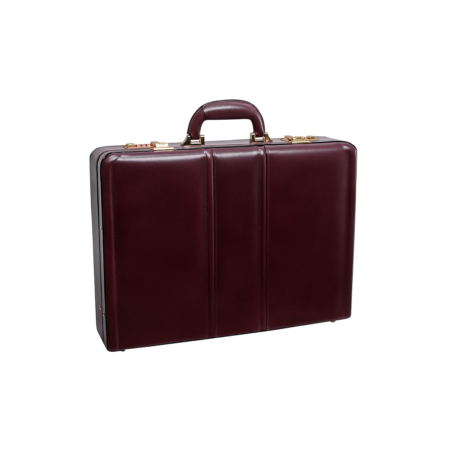 Foto 3 pulgar | Maletín Attaché Mcklein Daley Leather 3.5 Borgoña - Venta Internacional