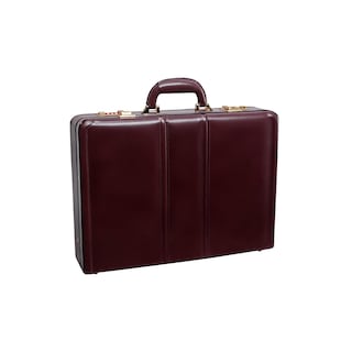 Foto 2 | Maletín Attaché Mcklein Daley Leather 3.5 Borgoña - Venta Internacional