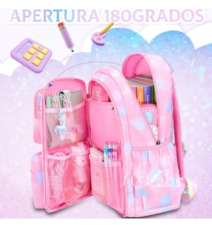 Foto 3 | Xtellar Mochila Escolar Viaje Para Niñas De Primaria Secundaria, Mochila Backpack Espaciosa
