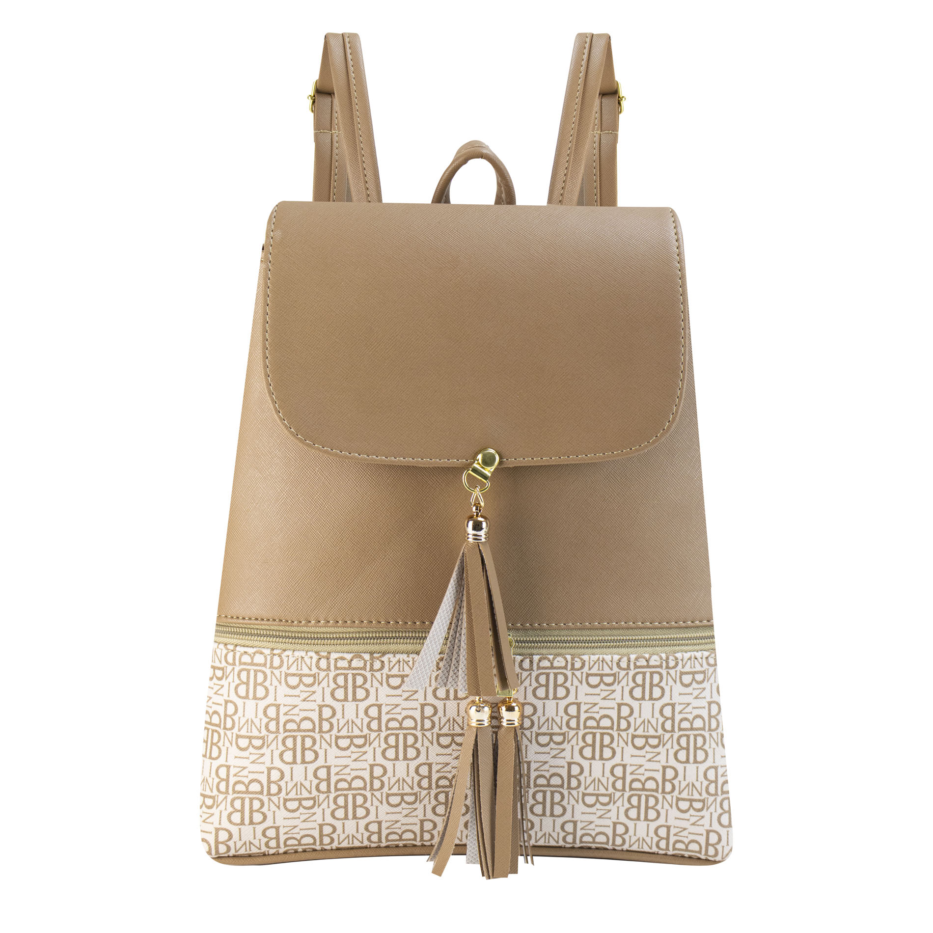 Mochila Para Dama Capuccino Rapport Bni Sam Sintetico Cony Nueva Imagen