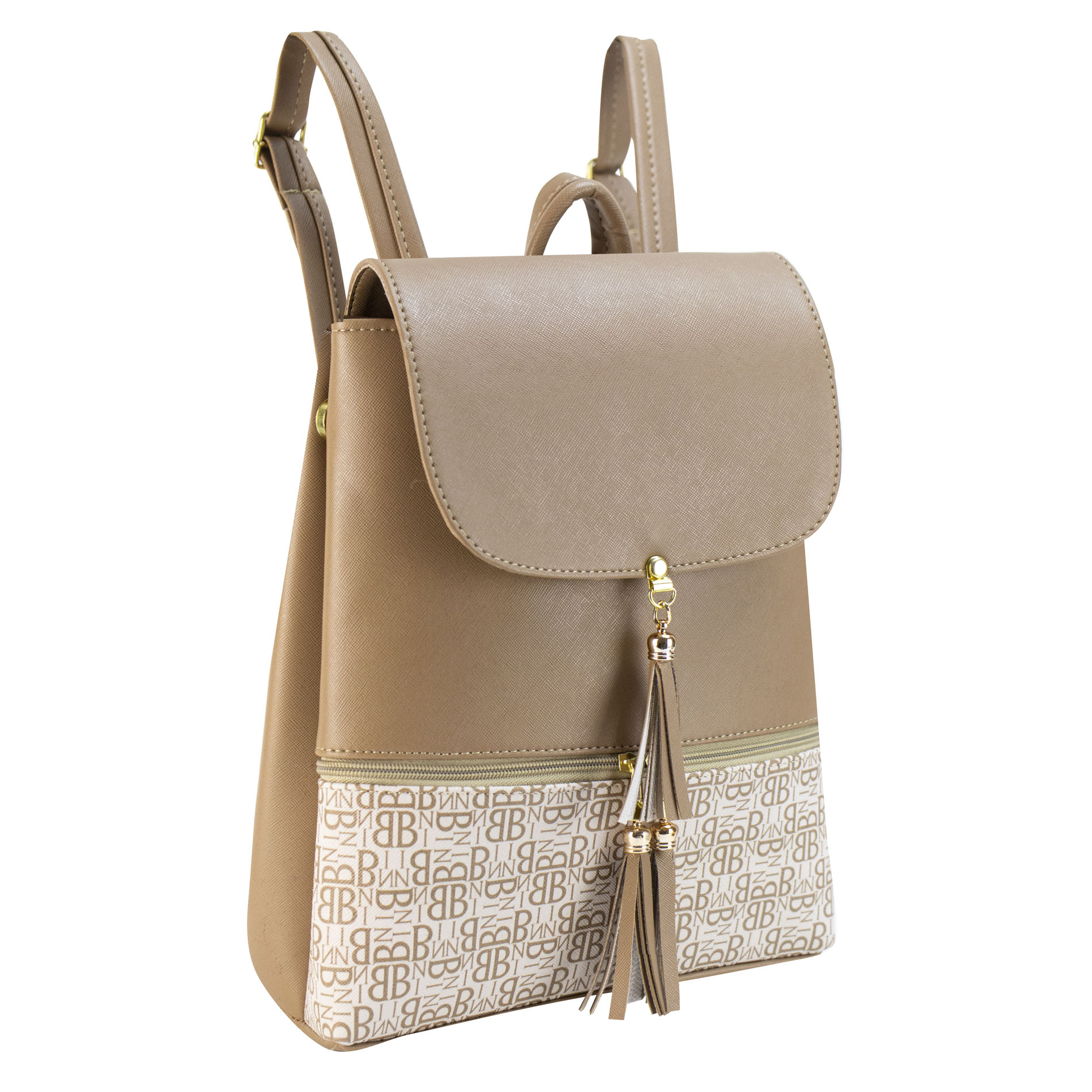 Foto 3 pulgar | Mochila Para Dama Capuccino Rapport Bni Sam Sintetico Cony Nueva Imagen