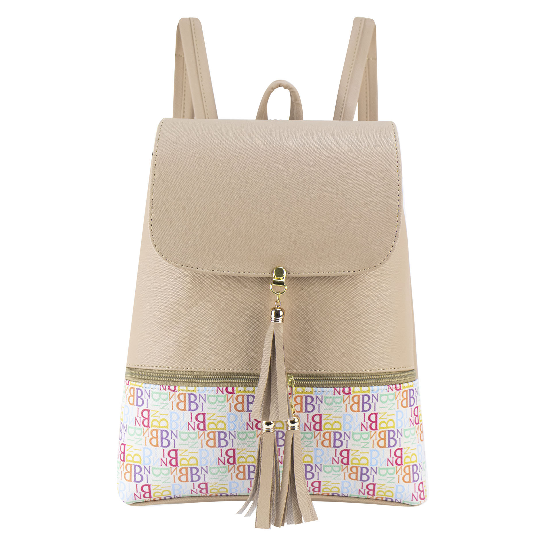 Foto 1 | Mochila Para Dama Multicolor Rapport Bni Maquillaje Sintetico Cony Nueva Imagen