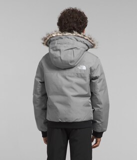 Foto 3 | Chaqueta The North Face Gotham Tnf Para Niños, Color Gris Jaspeado, Tamaño Mediano - Venta Internacional.
