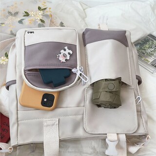 Foto 3 | Bolso Lab.g Multifuncional De Lona De Gran Capacidad Blanco