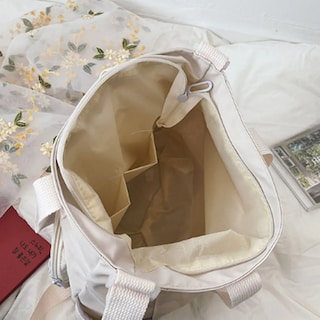 Foto 5 | Bolso Lab.g Multifuncional De Lona De Gran Capacidad Blanco