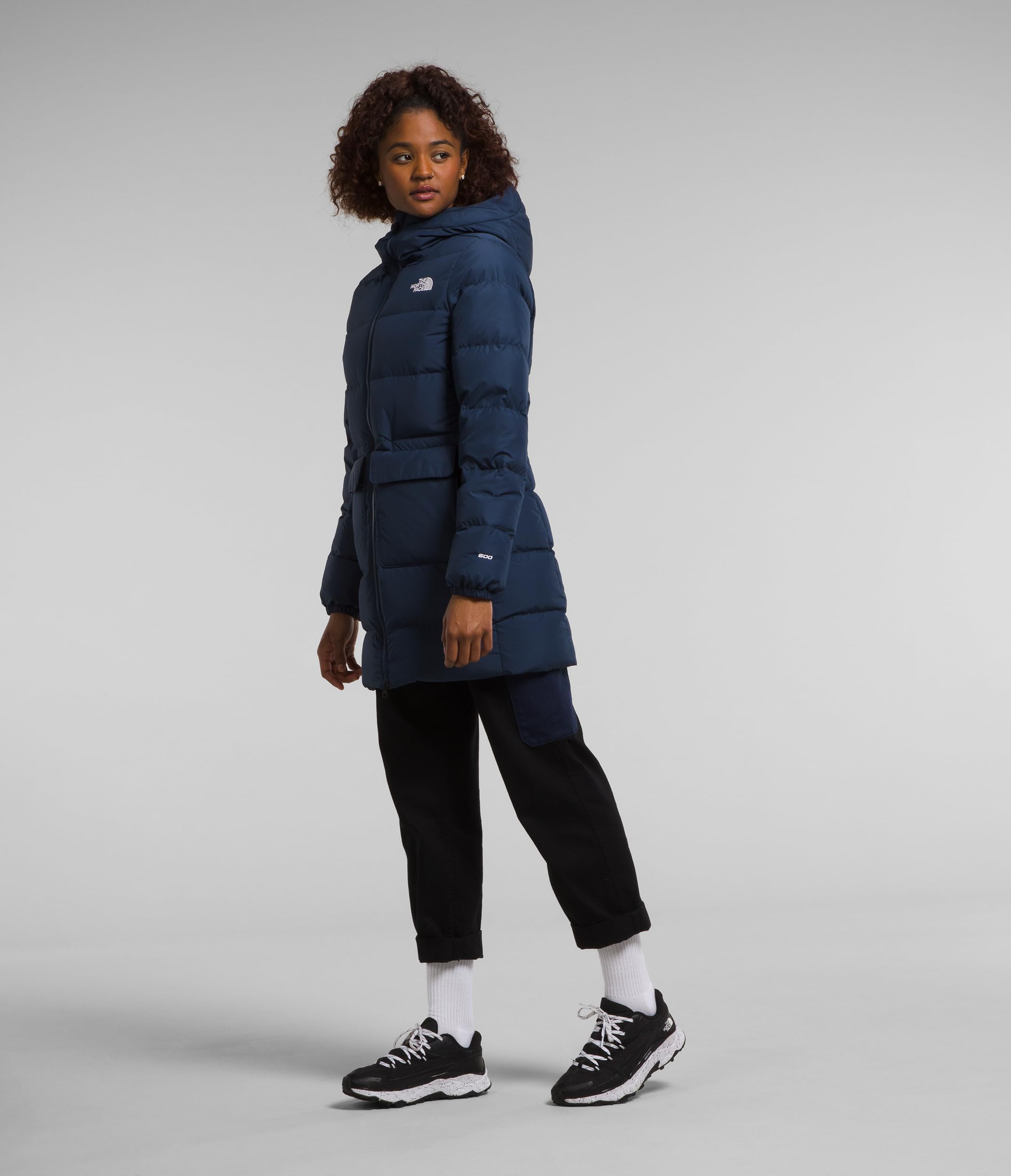 Foto 3 pulgar | Parka The North Face Insulated Gotham Para Mujer - Azul Marino - Venta Internacional.