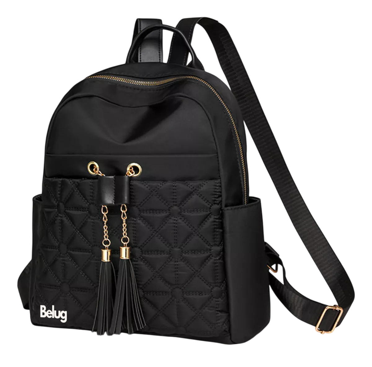 Foto 2 pulgar | Mochila Para Mujer, Belug Bolso Antirrobo Impermeable Negro