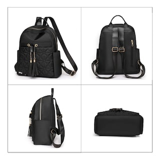 Foto 2 | Mochila Para Mujer, Belug Bolso Antirrobo Impermeable Negro