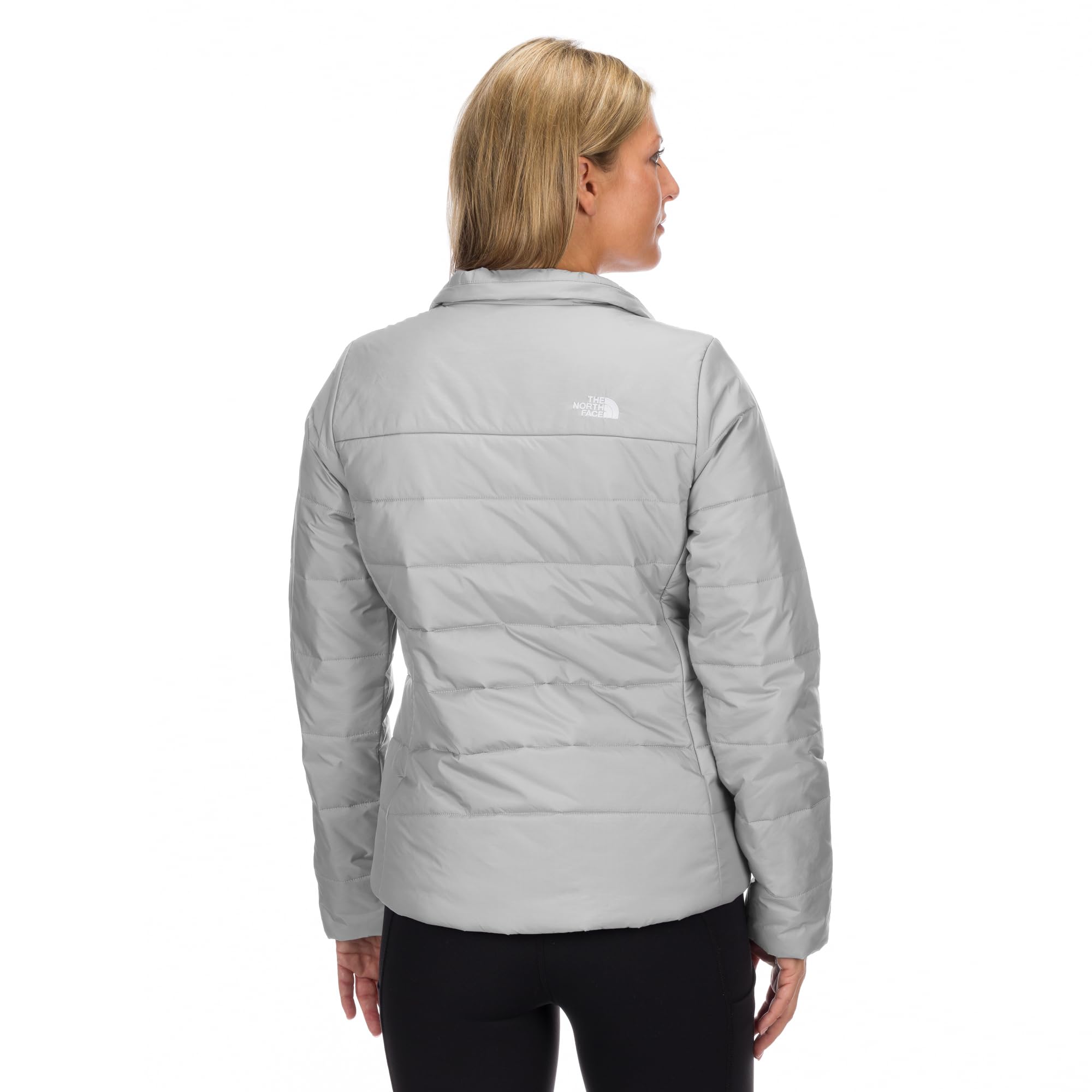 Foto 4 pulgar | Chaqueta The North Face Flare Para Mujer, Xxl, Color Gris Estaño - Venta Internacional.