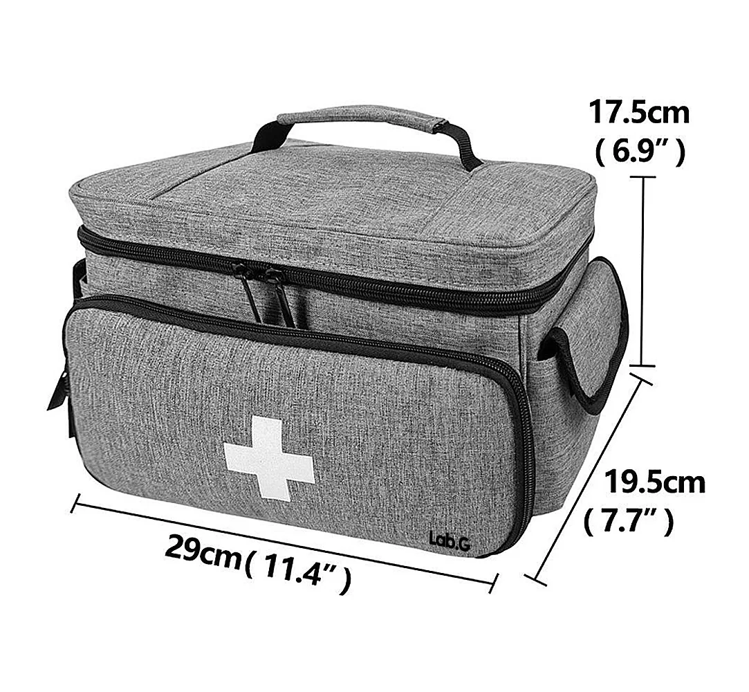 Foto 4 | Kit De Primeros Auxilios Médicos Portátiles, Lab.g Gris