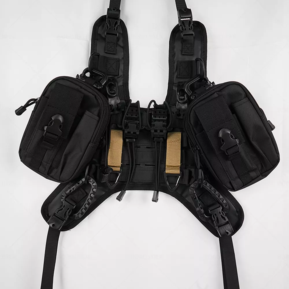 Foto 3 | Chaleco Belug Tanque De Motocicleta Con Varios Accesorios Negro
