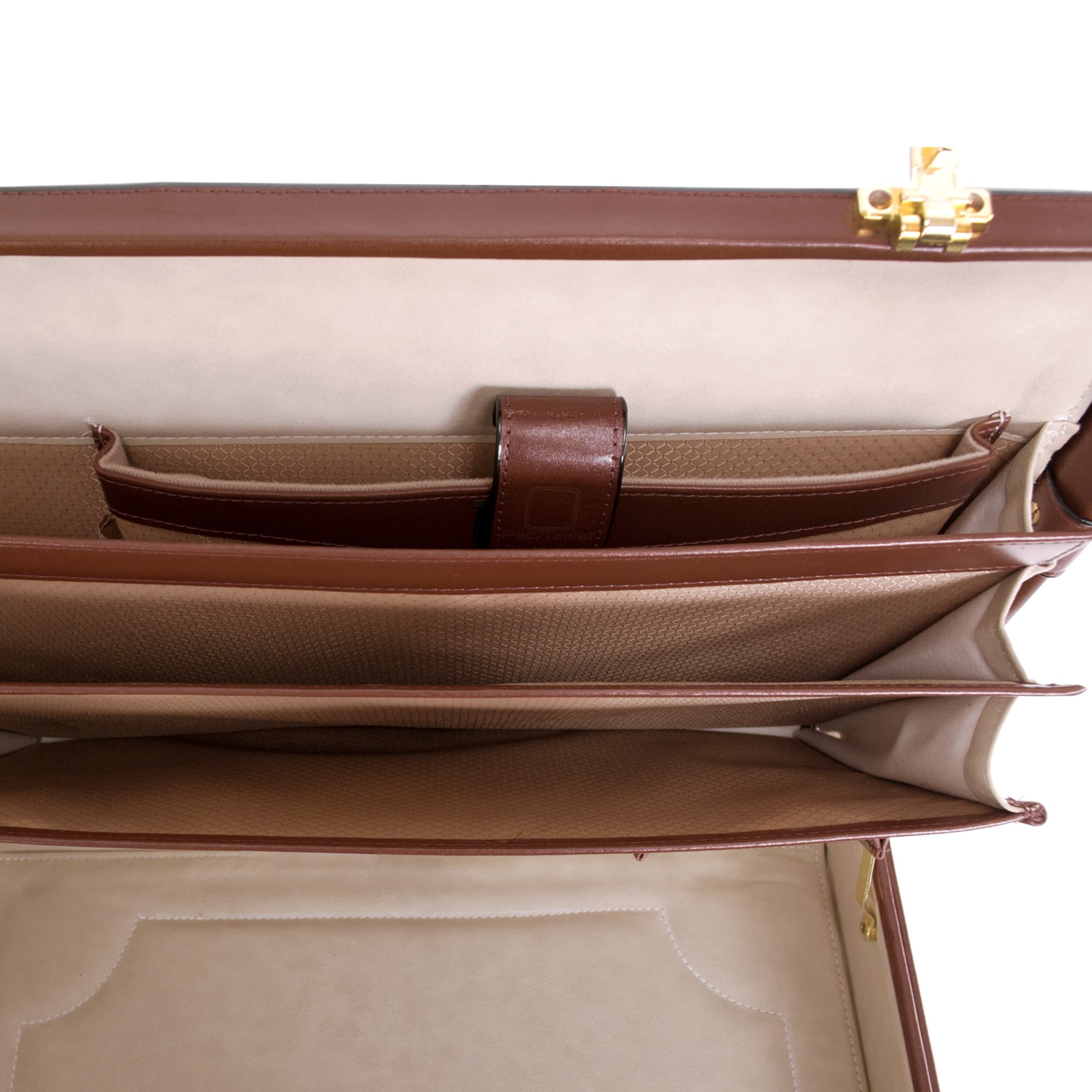 Foto 4 pulgar | Maletín Attaché Mcklein Daley Leather 3.5 Marrón - Venta Internacional.