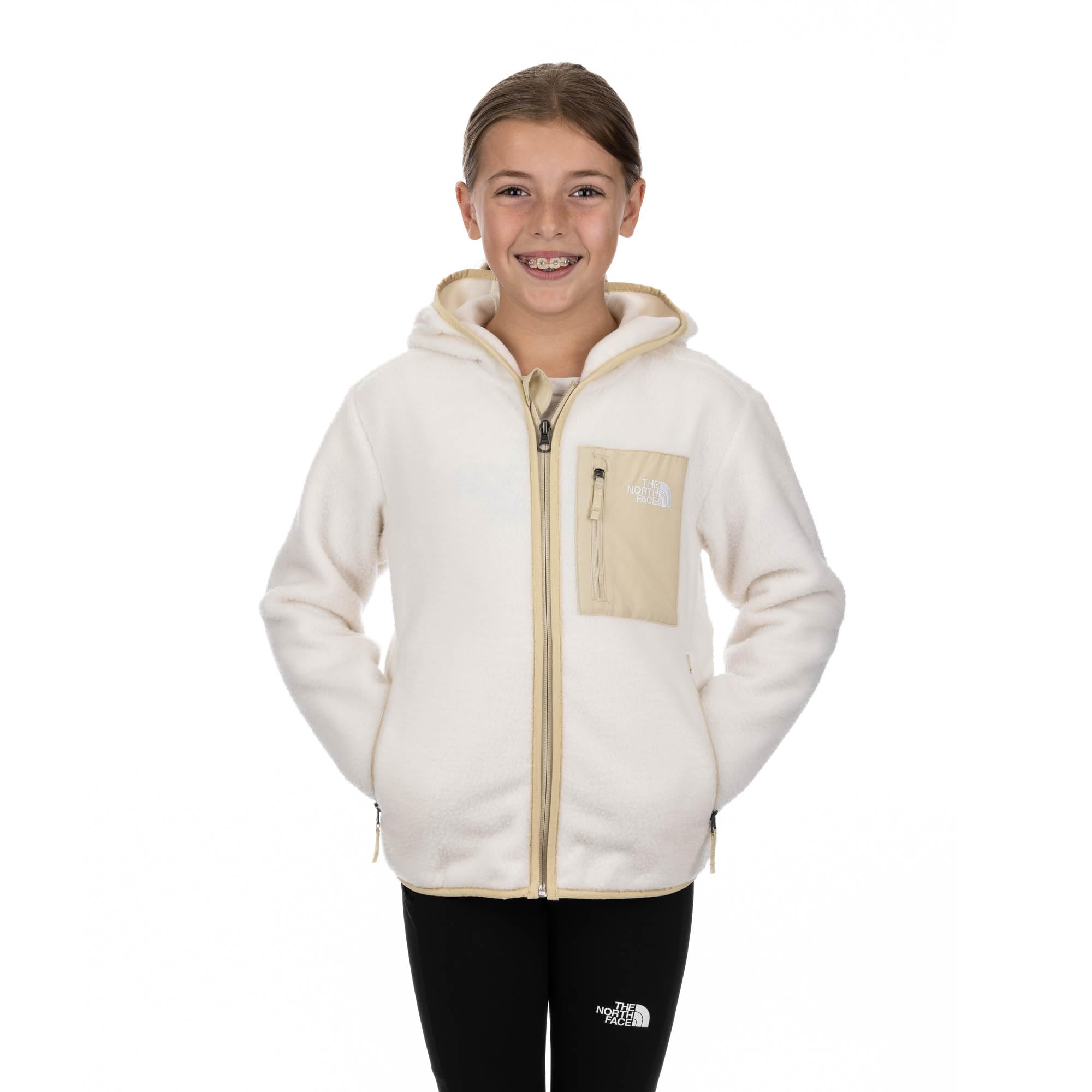 Chaqueta Polar The North Face Teen North Peak Hagues White M - Venta Internacional.