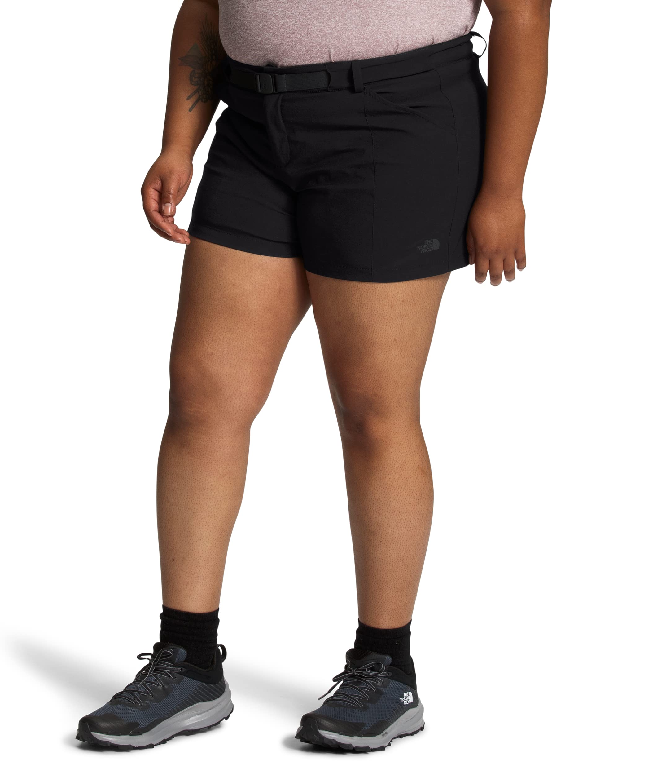 Pantalones Cortos The North Face Plus Paramount Tnf Black 26 Para Mujer - Venta Internacional.