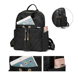 Foto 4 | Mochila Para Mujer Belug, Bolso Antirrobo Impermeable Negro