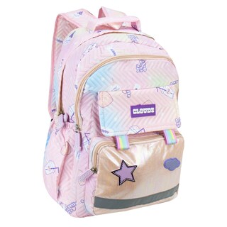 Foto 2 | Mochila Unisex Rosa Algodón Arcoiris Sintetico Meilin Nueva Imagen