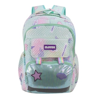Foto 1 | Mochila Unisex Verde Algodón Arcoiris Sintetico Meilin Nueva Imagen