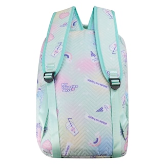 Foto 3 | Mochila Unisex Verde Algodón Arcoiris Sintetico Meilin Nueva Imagen