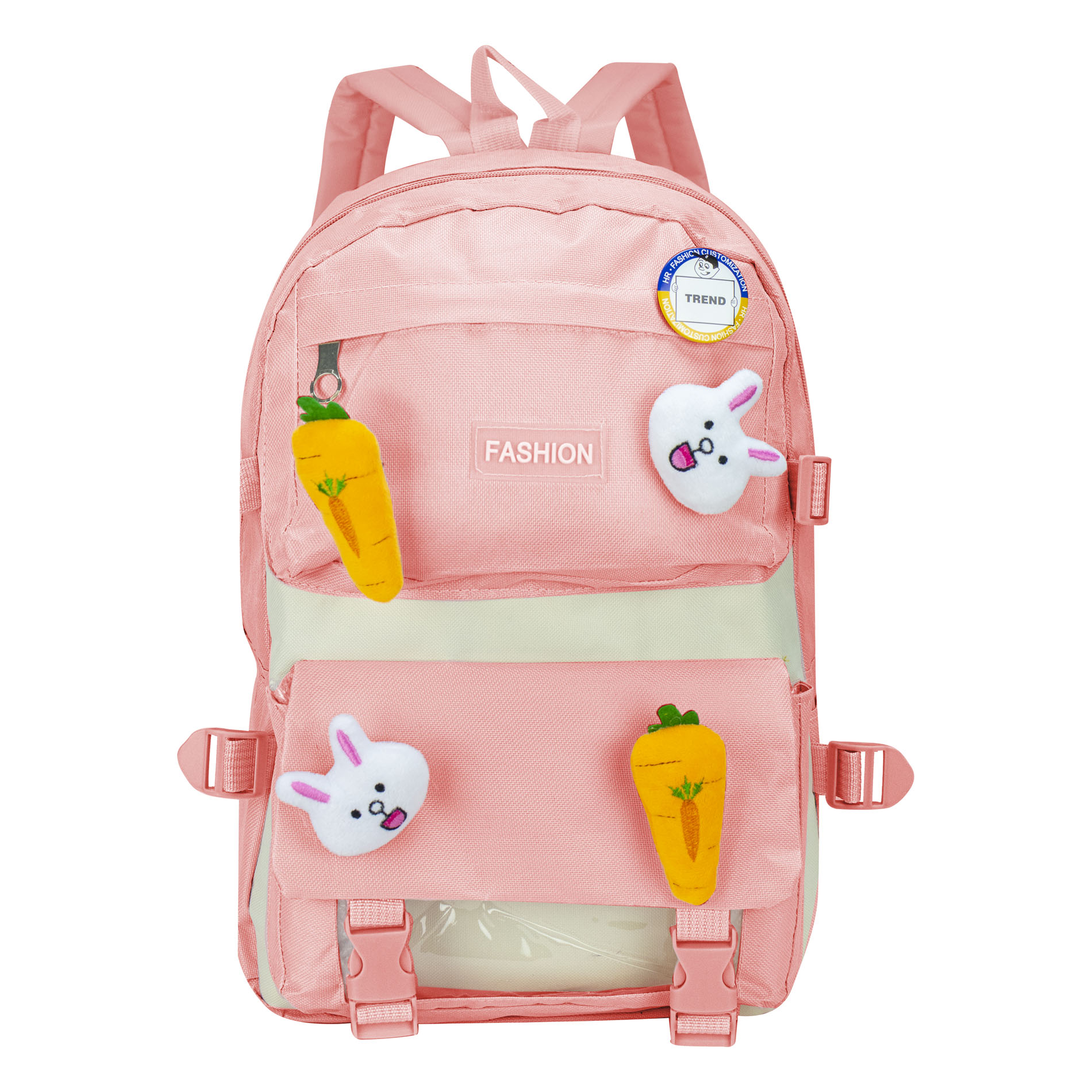 Mochila Unisex Coral Poliester Sintetico  Mochila Coreana Nueva Imagen
