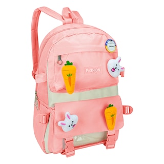 Foto 2 | Mochila Unisex Coral Poliester Sintetico Mochila Coreana Nueva Imagen
