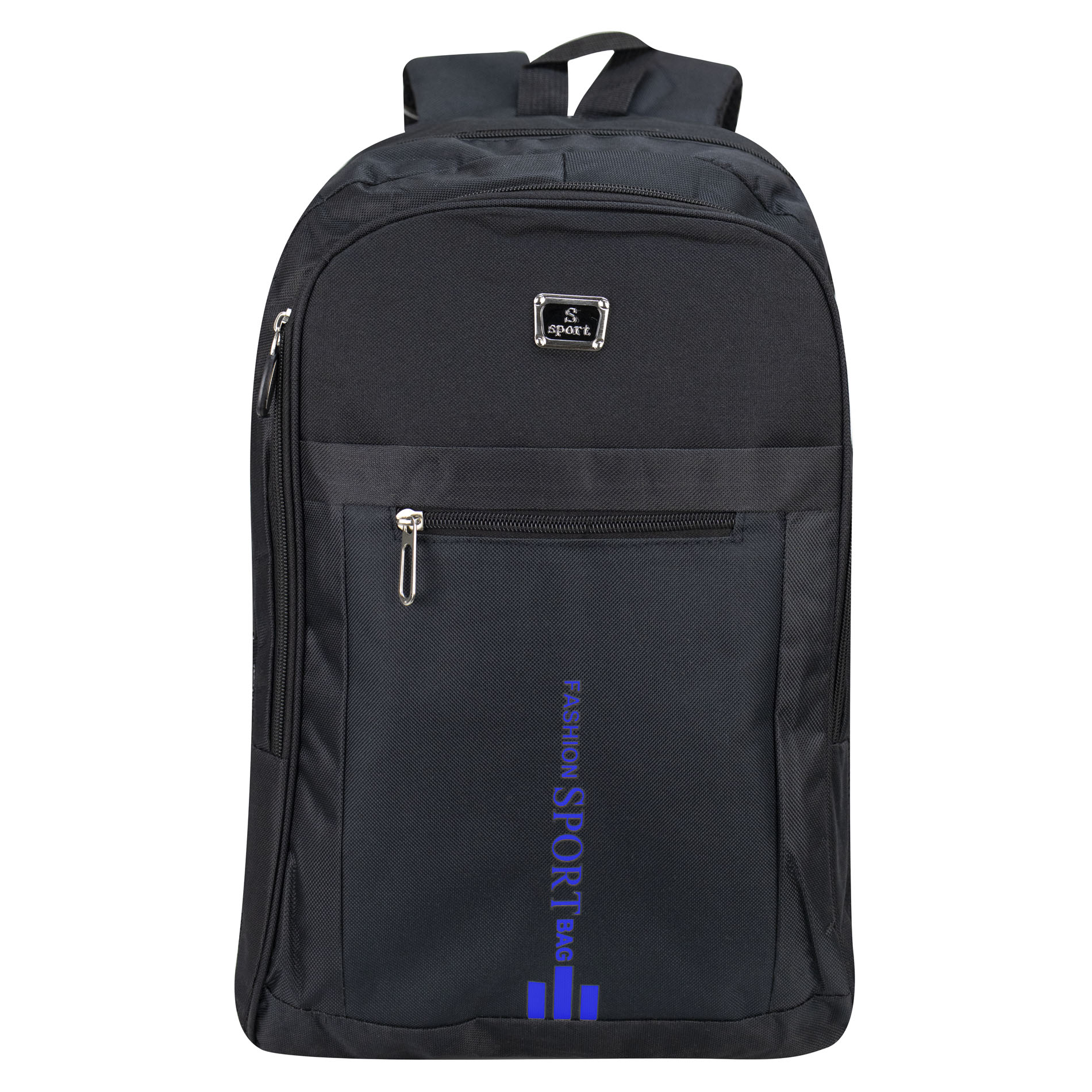 Mochila Unisex Negro Poliester Azul Sintetico Ginza Nueva Imagen