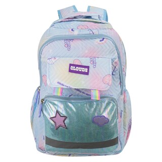 Foto 1 | Mochila Unisex Azul Cielo Algodón Arcoiris Sintetico Meilin Nueva Imagen