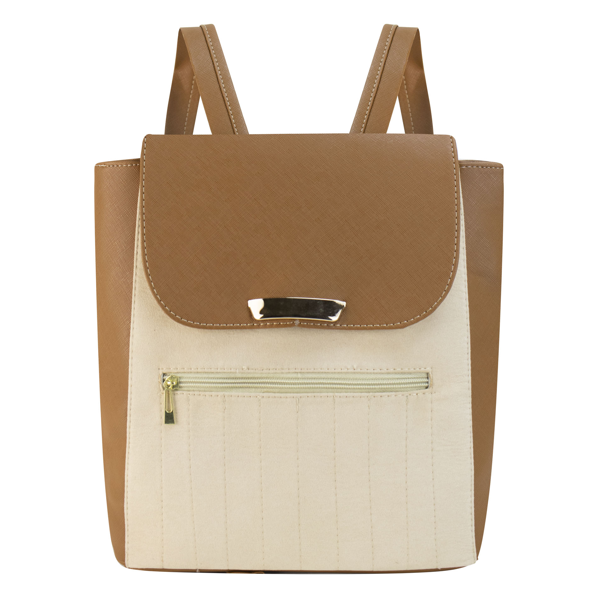 Foto 1 | Mochila Para Dama Camel Dapra Durazno Rompompe Sintetico Africa Nueva Imagen