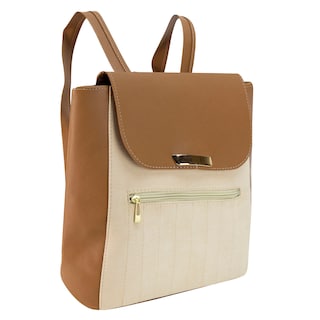 Foto 2 | Mochila Para Dama Camel Dapra Durazno Rompompe Sintetico Africa Nueva Imagen