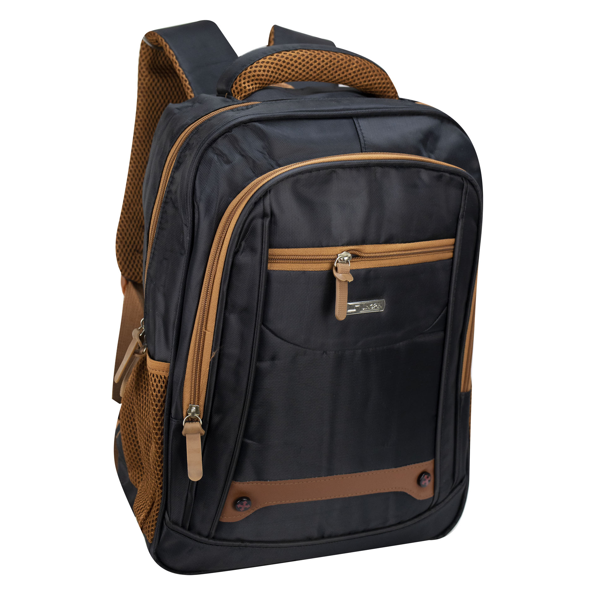 Foto 3 pulgar | Mochila Unisex Negro Poliester Camel Sintetico Seúl Nueva Imagen