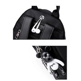 Foto 5 | Mochila De Viaje Impermeable Para Mujer Con Colgante Lab.g Negro