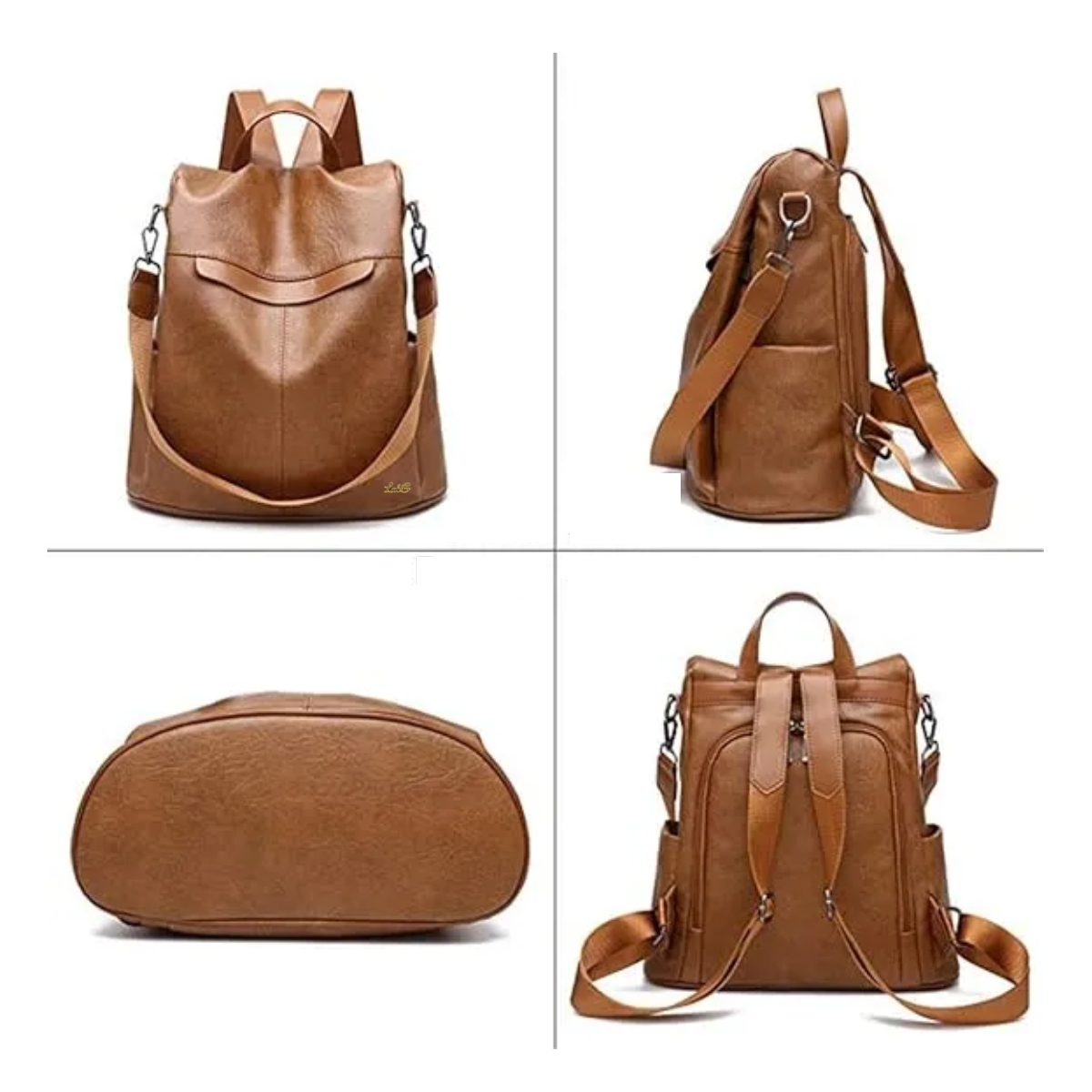 Foto 6 pulgar | ''mochila Mujer Moda Impermeable Antirrobo Bolsa Para Mujer Lab.g Marrón